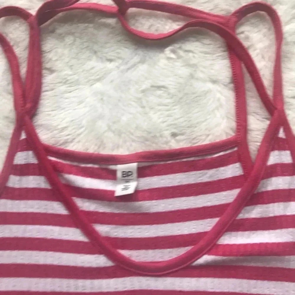 BP Striped Ribbed Strappy Tank - Picture 4 of 9
